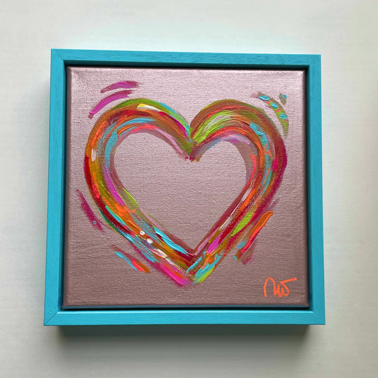 Love in colour Gift Set of 2 framed canvasses